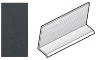 FloPlast Anthracite Grey Cladding Drip Trim - 5m length